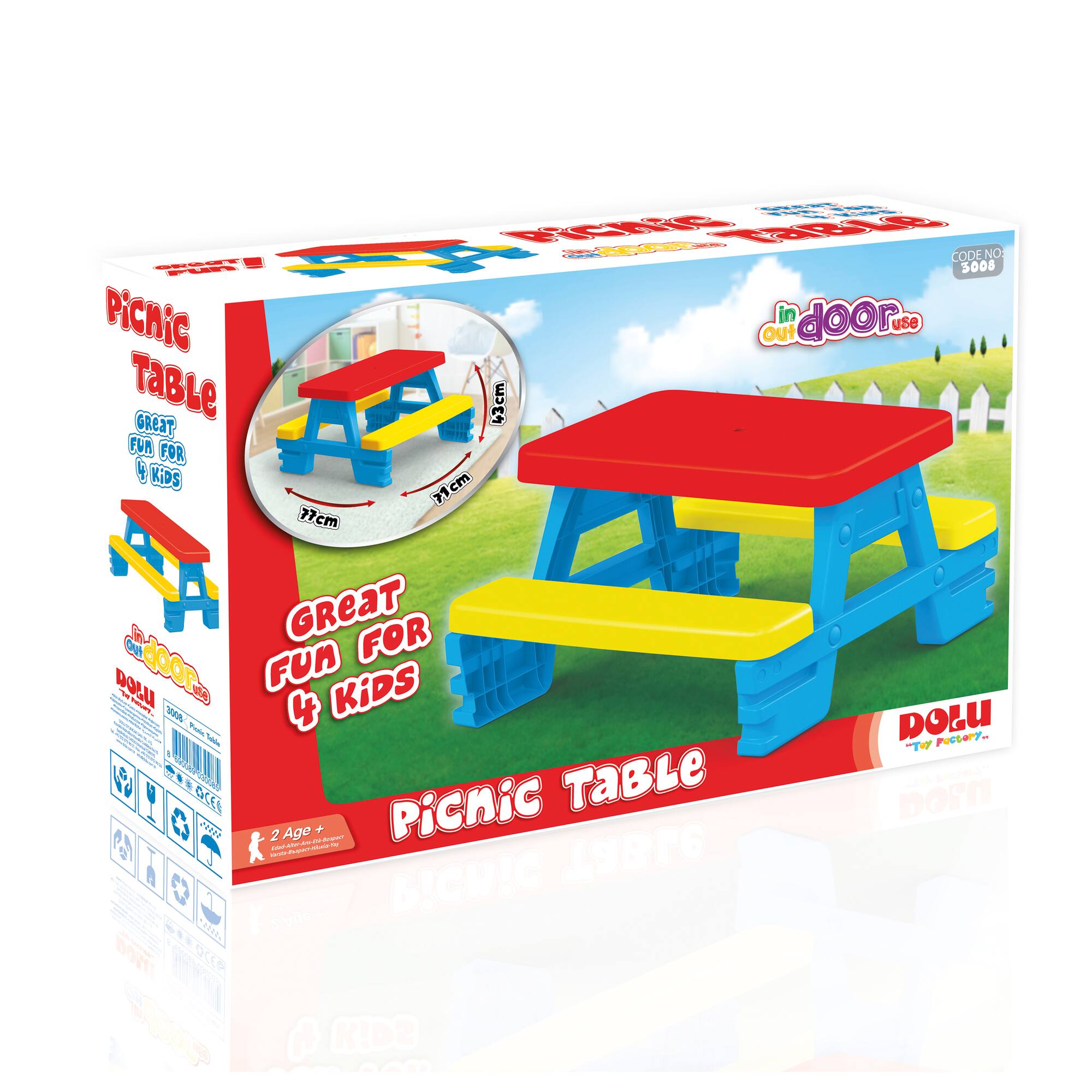 DOLU Toys Children's Picnic Table